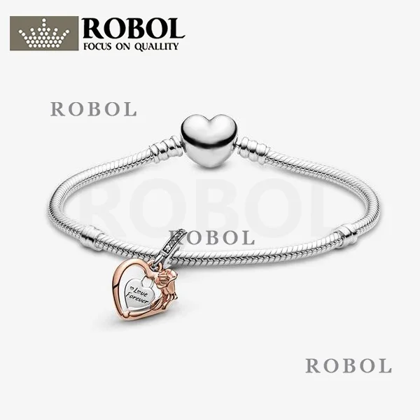 

PDB SL High Quality 925 Series New Product Sterling Silver Fashion Charm Bracelet DIY Bead Charm Female Bracelet Jewelry Gift