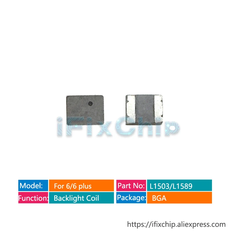 1 компл./лот для iPhone 6/6 plus комплект фиксации подсветки IC U1502 DY Coil L1503 Diode D1501