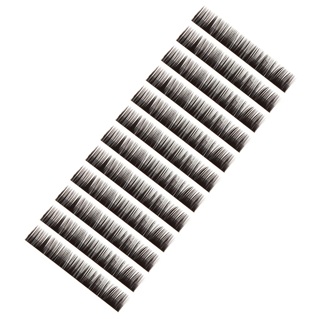 

0.10 B-curl Multi Size Makeup Lashes Eyelash Extensions - 8mm/10mm/12mm/14mm