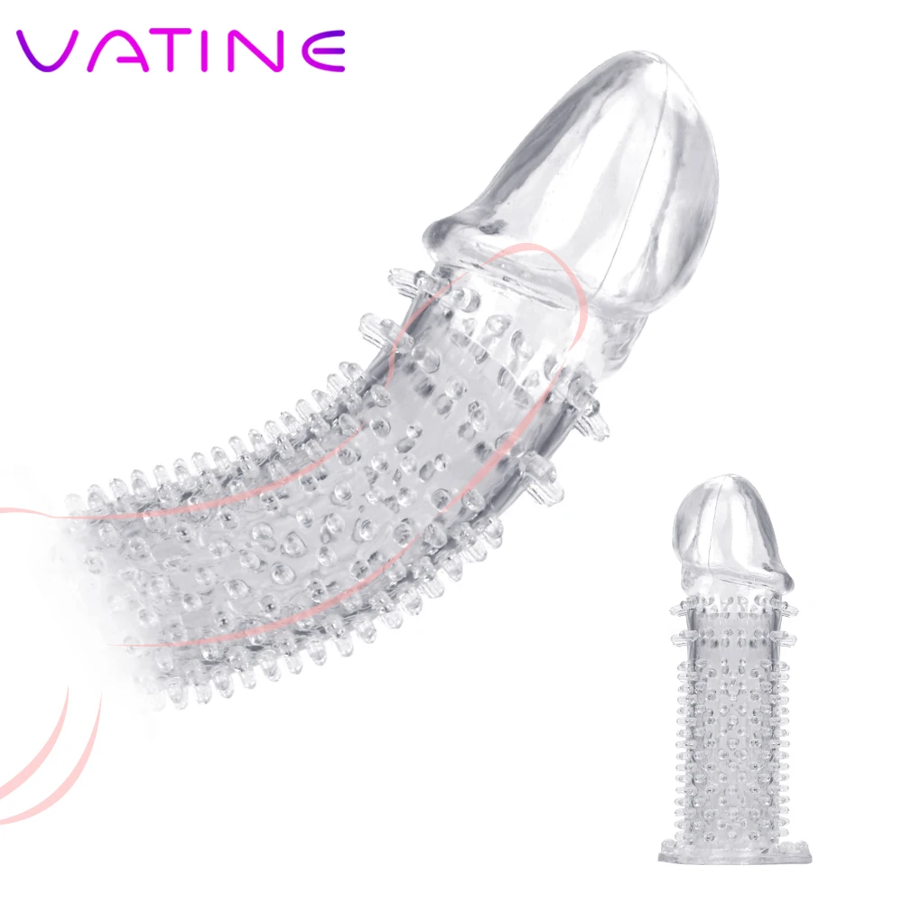 VATINE увеличивающий мужской т Стимулятор точки G рукав для пениса секс игрушки