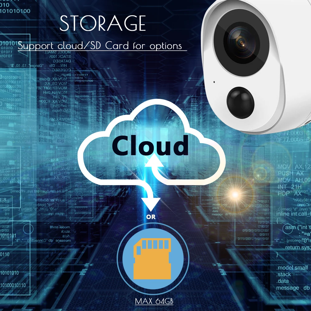 IP камера с разрешением 1080p 2mp беспроводная охранная IP-камера, поддержка карты SD, WiFi, мегапиксельная, наружная, водонепроницаемая, инфракрасная подсветка, HD ONVIF CCTV домашняя камера