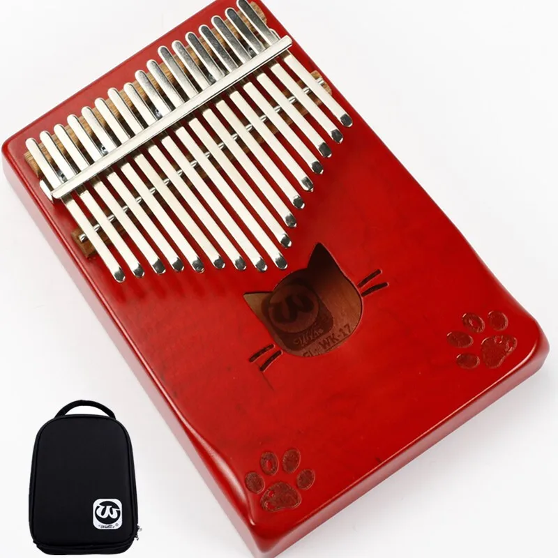

Finger Thumb Piano Mini 17 Keys Kalimba Instrumentos Musicales Percusion Portable Piano Music Instruments For Kids Piano BG50TP