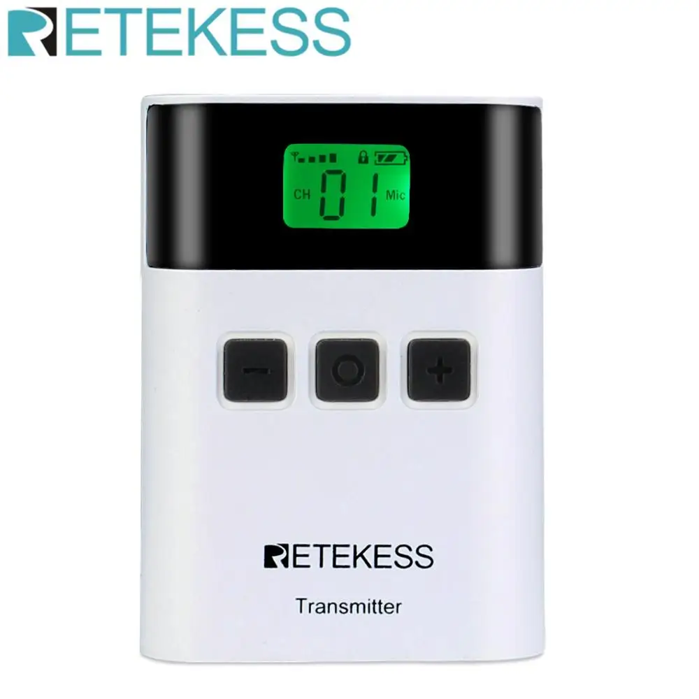 

Retekess TT122 Tour Guide System Wireless Transmitter for Church Translation System Traveling Museum Meeting