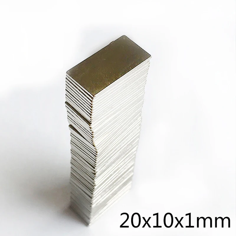 300/600/1200 шт супер сильный маленький 20*10*1 мм неодимовые магниты неодимовый магнит