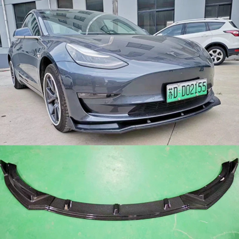 ABS передний бампер спойлер задний бампер спойлер для Tesla модель 3 седан 4 ПВХ окон и дверей Стиль 16 до 18 месяцев