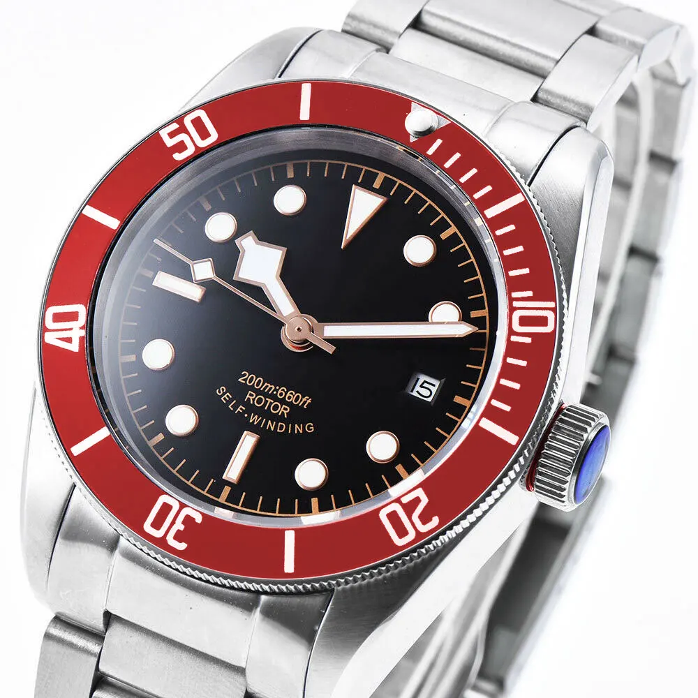 41 мм роскошный сапфировый Кристалл стерильный циферблат Календарь