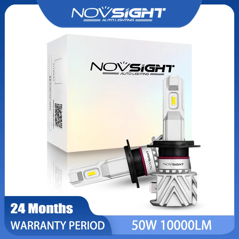 Новый NOVSIGHT 1:1 Мини светодиодный Автомобильные фары 6000K светодиодсветодиодный