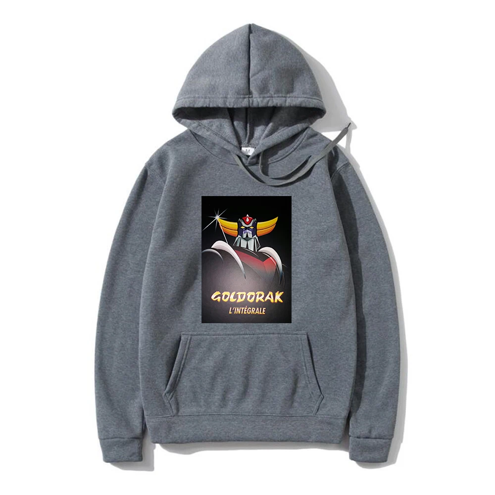 Japanese anime goldorak hoodies new pull vetement homme oversize sweat capuche goldorak hoodies anime men women adult's clothies