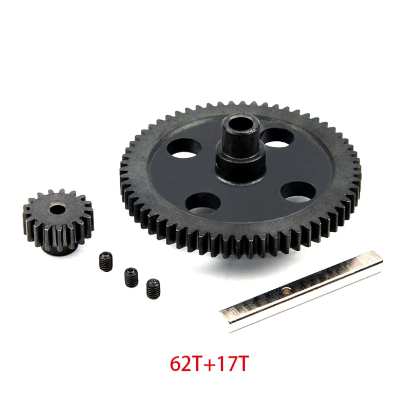 Wltoys 1:12 12428 12423 12429 FY-03 автомобиль внедорожник с дистанционным управлением металлическая центральная редукционная передача 62T+17T моторные аксессуары.