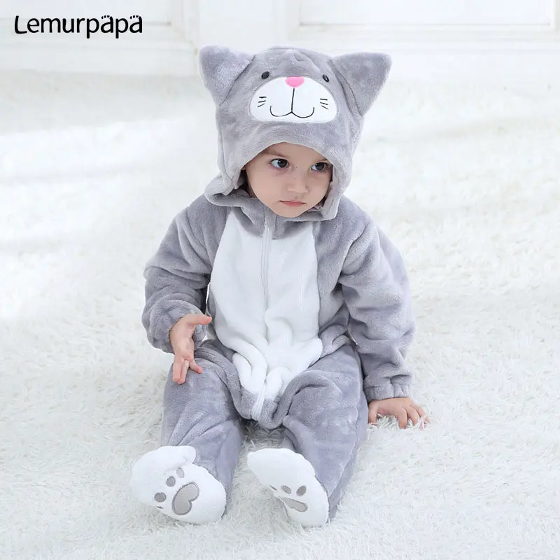 Детский мягкий комбинезон с капюшоном на молнии|Ромперы| |