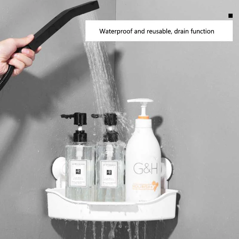 Baffect органайзер для ванной комнаты полка угловая хранения на стене перфоратор