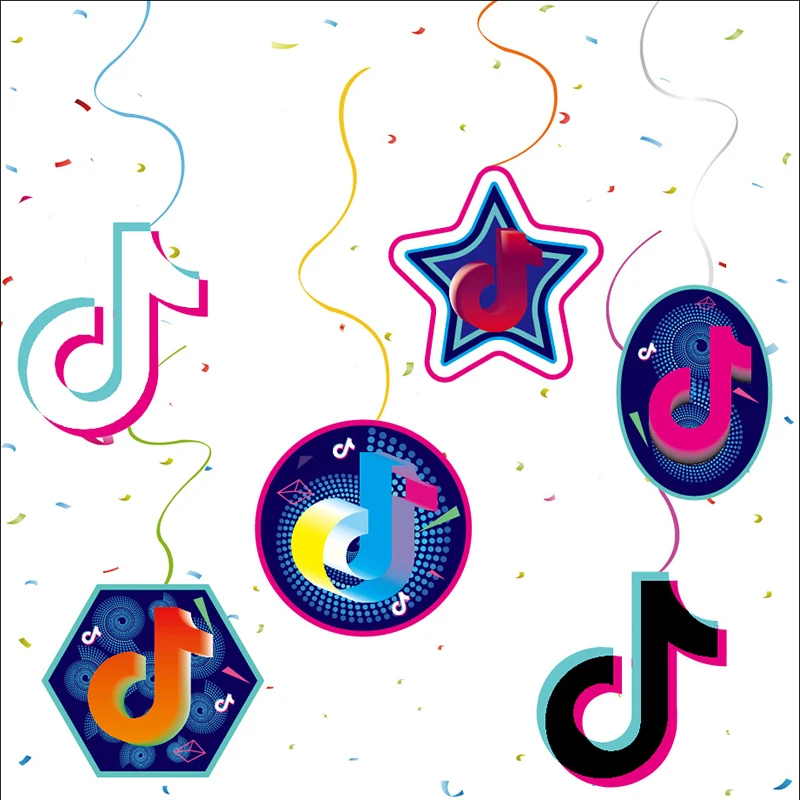 2021 Горячая TikTok для детей с днем рождения вечерние украшения поставки тема шары