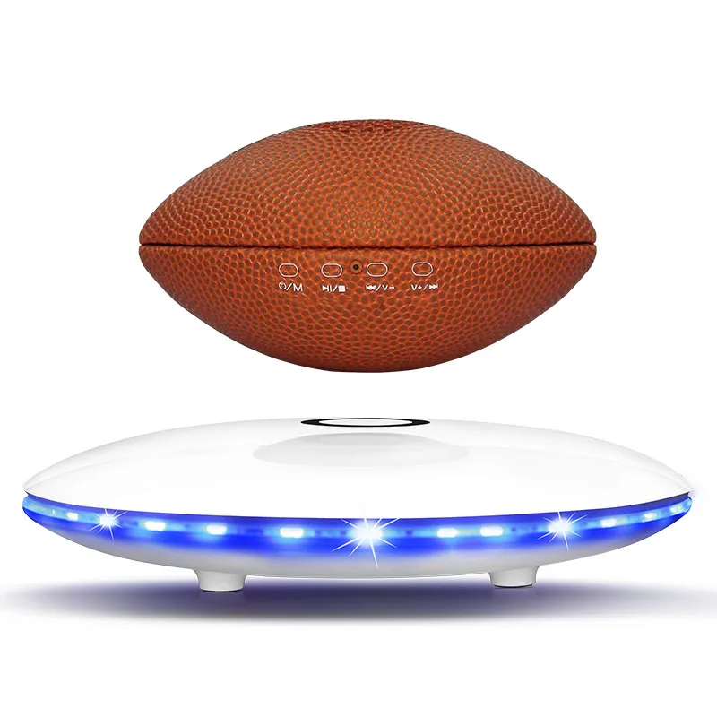 Умные Bluetooth-колонки в стиле регби Магнитная подвеска супер бас 360 ° стерео TWS