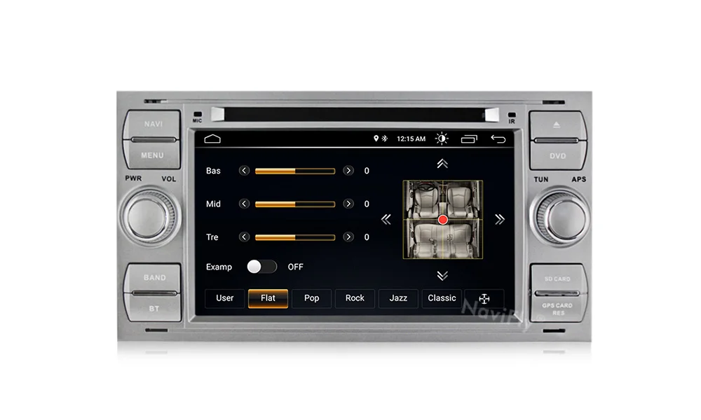 Android 9,0 Автомобильный мультимедийный DVD плеер для Ford Focus Kuga транзит с WI-FI BT gps навигации радио TDA7851 3g