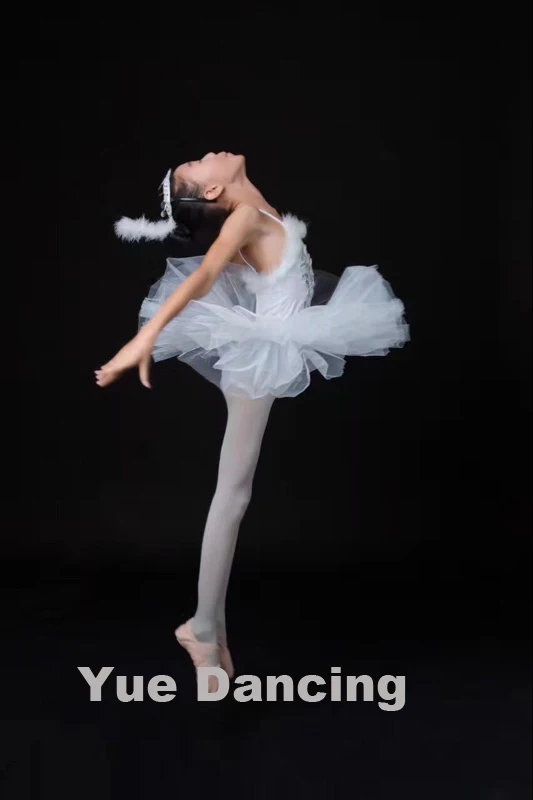 

Disfraz profesional de de Ballet El lago de los cisnes blanca para vestido de bailarina para