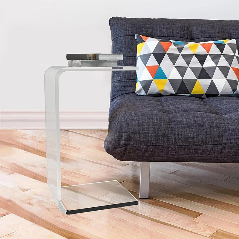 Акриловый маленький табурет прозрачный u-образный детский домашний