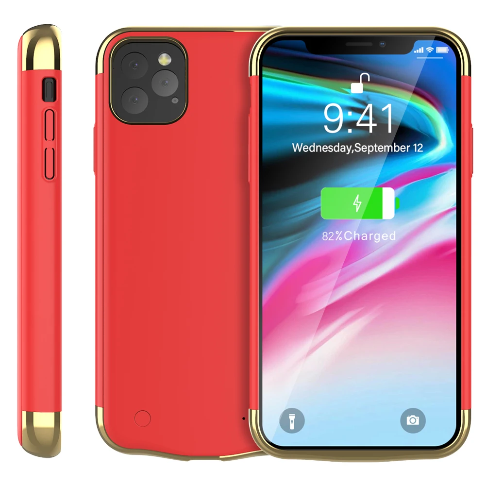 Для iPhone 11 pro 5,8 чехол для зарядного устройства 5500 мАч внешний резервный блок питания защитный чехол для iPhone 11pro чехол для аккумулятора