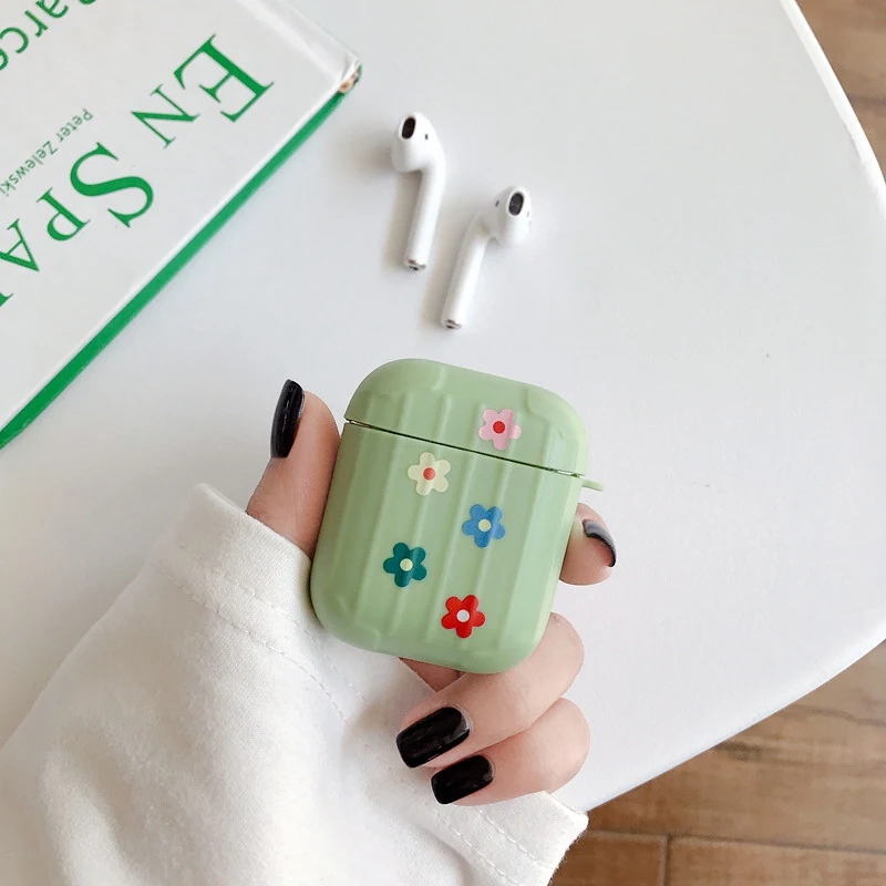 Чехол для AirPods, милый простой мини-бокс, Мультяшные аксессуары, защитный силиконовый чехол, Роскошный чехол для Air pods 2, чехол для наушников, funda - Цвет: A8