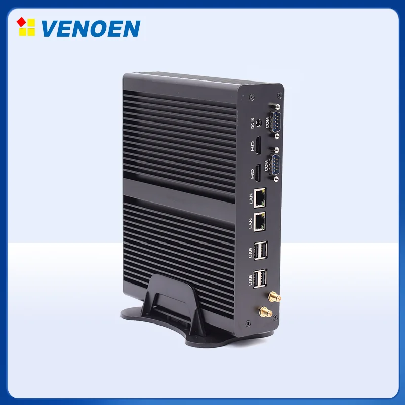 Мини ПК 7Gen без вентилятора Win10 Intel Core i7 7660U i5 7260U DDR4 RAM M.2 SSD Micro игровой компьютер HDMI DP