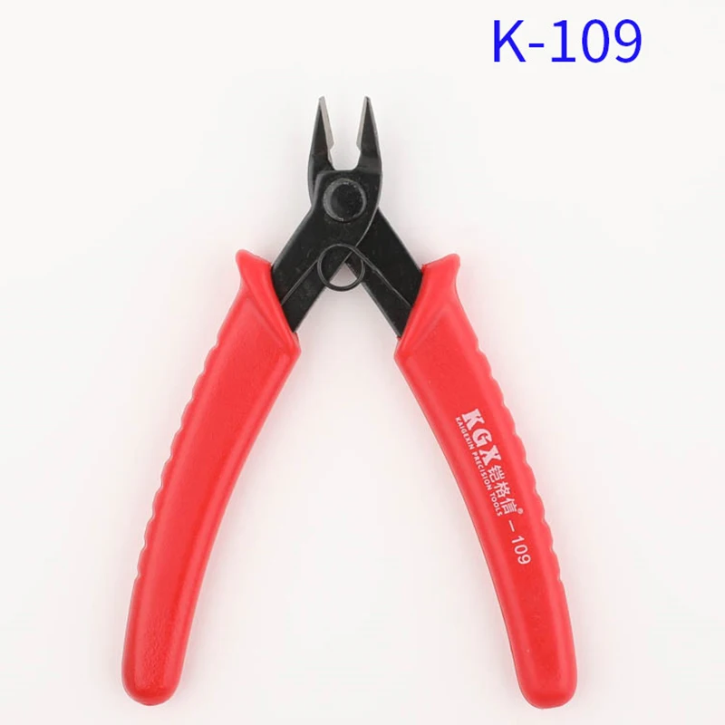 

Diagonal Pliers Mini Wire Cutter Small Soft Cutting Electronic Pliers Jewelry Electrical Wires Rubber Handle Model Hand Tools