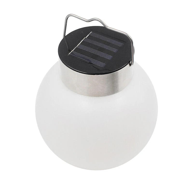 

1pc Led Solar Lights Color Gradient Outdoor Lighting Spherical Decorations Light Outdoor Solar Panel Landscape Lamps 15*15*17cm