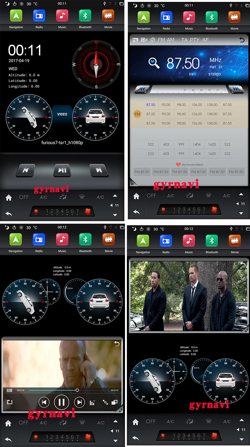 12," ips экран PX6 Tesla стиль android 8,1 автомобильный проигрыватель с радио и GPS для toyota Fortuner с wifi usb 4+ 32G