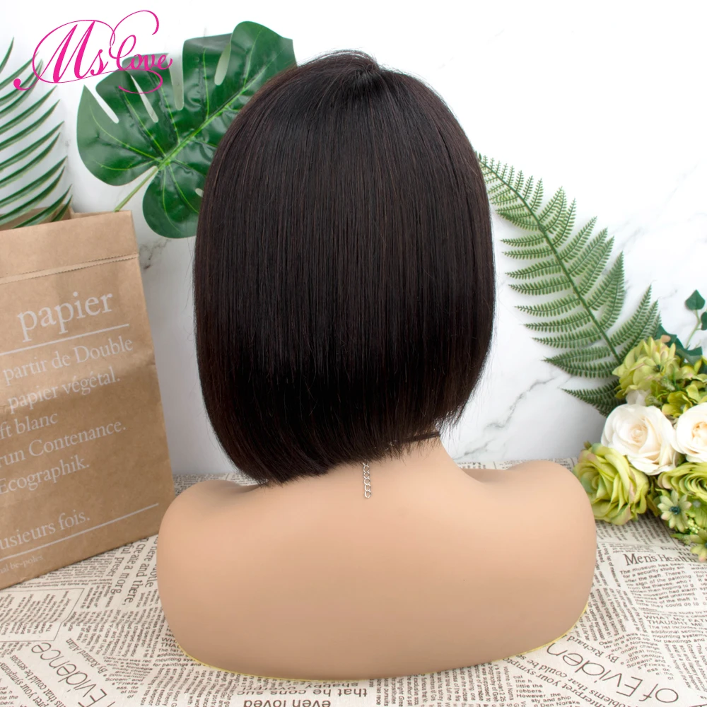 Парики из человеческих волос с кружевной частью для черных женщин парик вырезами