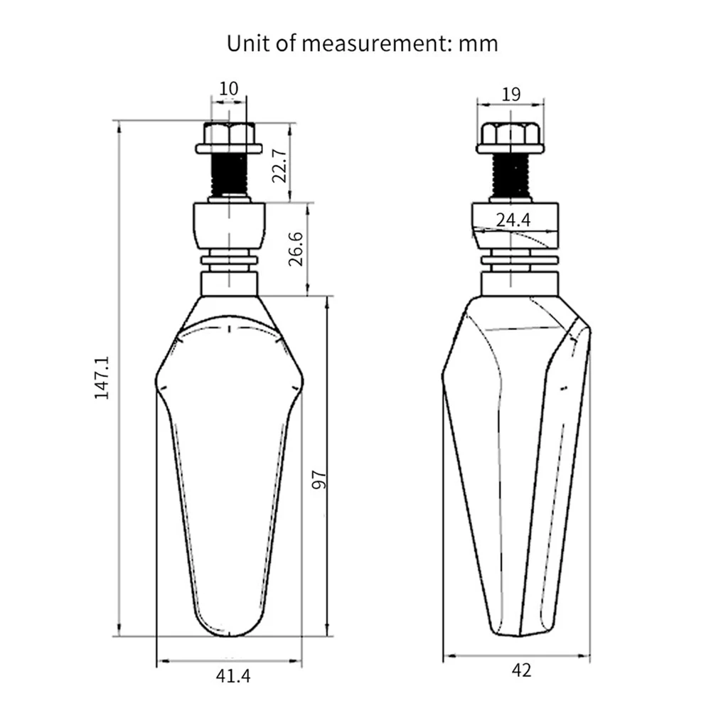 Универсальный сигнал поворота для мотоцикла Spirit Beast светодиодный индикатор