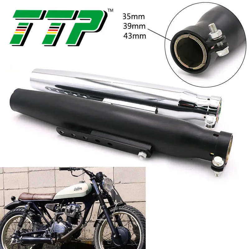 Универсальная мотоциклетная выхлопная труба TTP модифицированный мотоциклетный