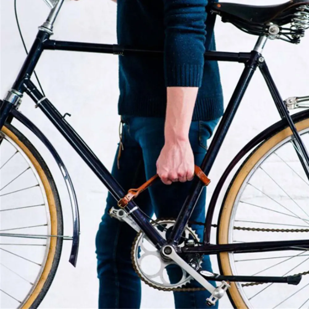 

Leather Bike Handle Strap Bicycle Frame Carrying Lifter Bicycle Carrying Strap Bike Strap
