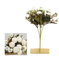 1 bouquet5 stem and 11 flower head artificial flower fashion carnation artificial flower fake plant bouquet wed party home deco