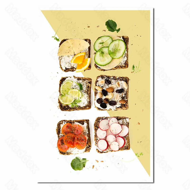 

Modern Home Decor Modern Delicious Food Personality Creative Bedroom Living Room Decoration Painting Corridor Painting