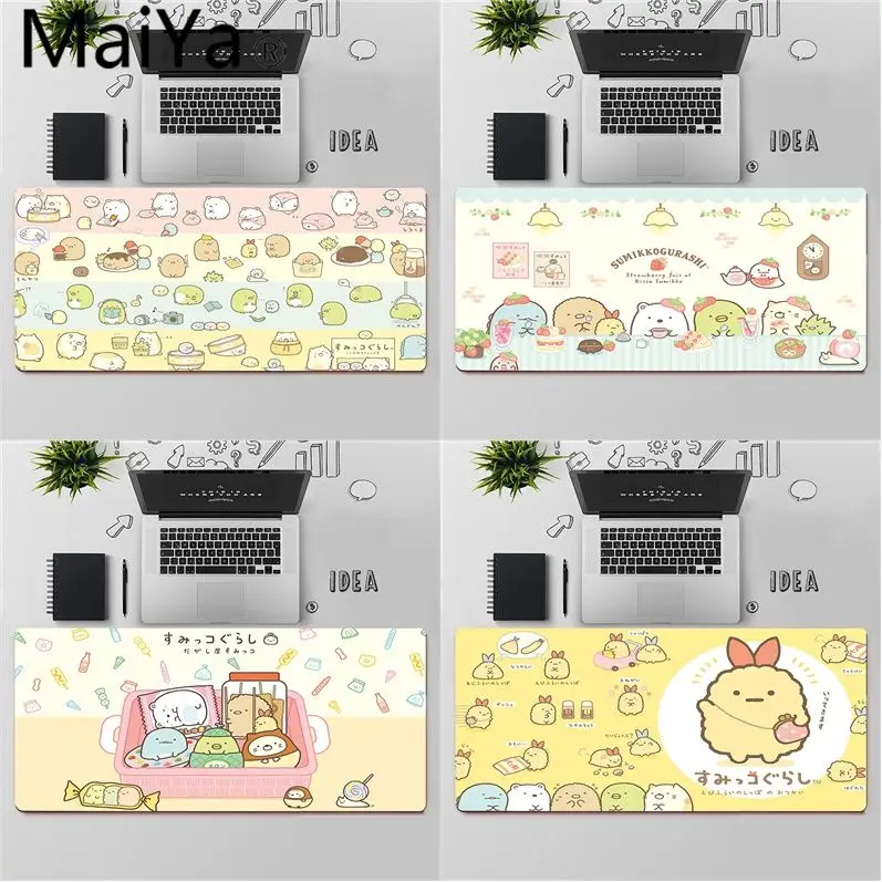 

Maiya Kawaii Sumikkogurashi Sumikko Gurashi Gaming desk laptop Rubber Mouse Mat Free Shipping Large Mouse Pad Keyboards Mat