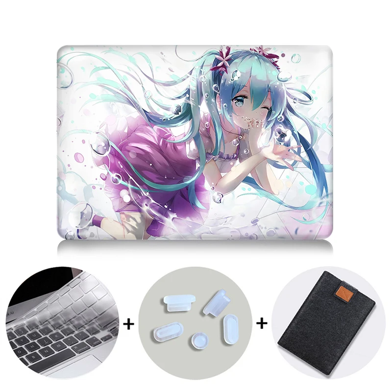 MTT чехол для Macbook Pro retina 13 15 дюймов A1706 A1989 A1398 Аниме Сумка для ноутбука чехол для Mac book Air 11,6 12 Pro 13,3 15,4 Fumda - Цвет: MB05