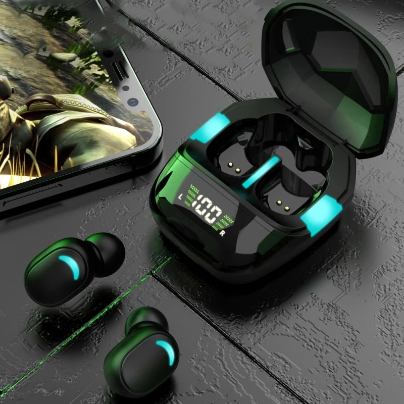 

Bluetooth earbuds 5.1 Wireless headphone Mini Stereo Headset Wireless In-Ear Touch Control Headphone Select Songs for all phones