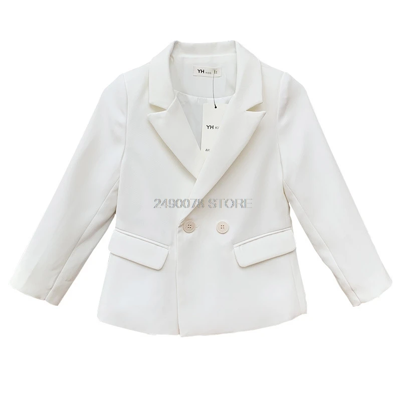 

Блейзер для девушек для мальчиков, официальная куртка для джентльмена, скрипка детская, для танцев, выступлений, белая куртка, детская куртк...