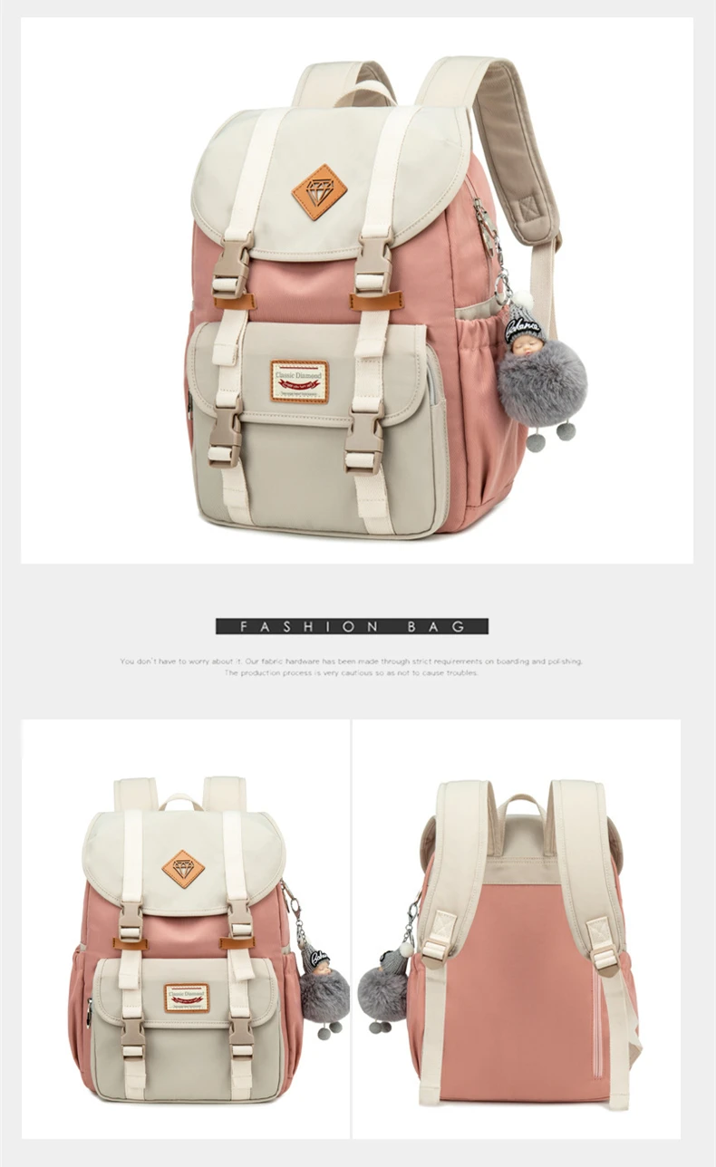 Macarons Mochila Feminina, женский рюкзак, Студенческая сумка для книг, Водонепроницаемый Школьный рюкзак, большой рюкзак для путешествий, милые сумки для девочек Rugzak