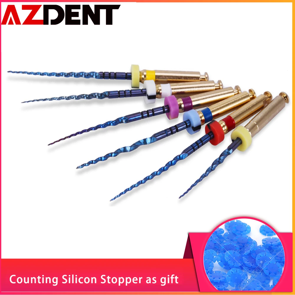 6 шт./упак. 25 мм Φ стоматологические файлы для корневого канала стоматологический