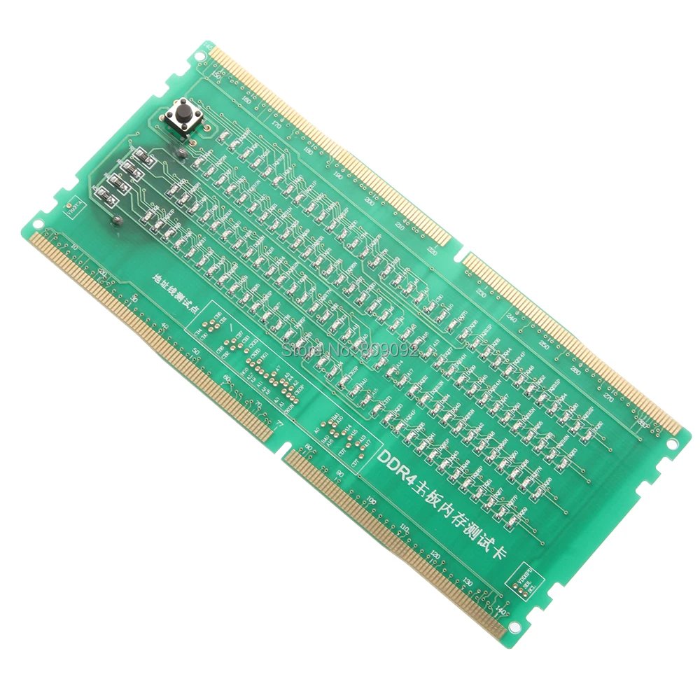 Настольный компьютер материнская плата DDR4 RAM Memorry Slot тестер с светодиодный