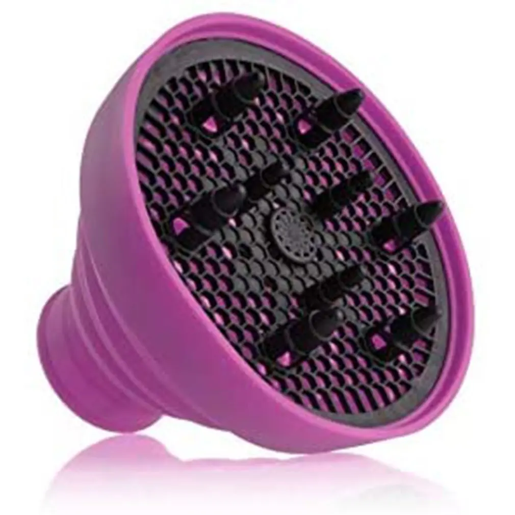 

Telescopic Folding Hair Dryer Large Interface Wind Hood Large Drying Hood Silicone Folding Styling Hood Hairdressing Tools
