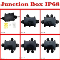 junction box ip68 waterproof uv sunproof outdoor multiple ways plastic electrical junction box case cable wire connector