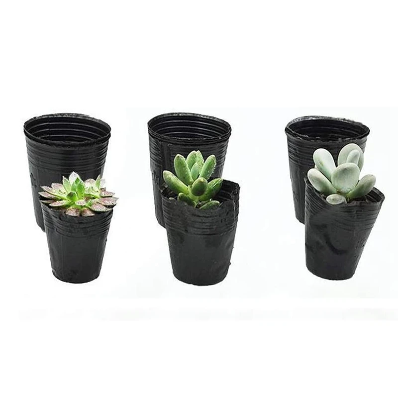 500 шт. пластиковые контейнеры для выращивания растений 8 х8 см