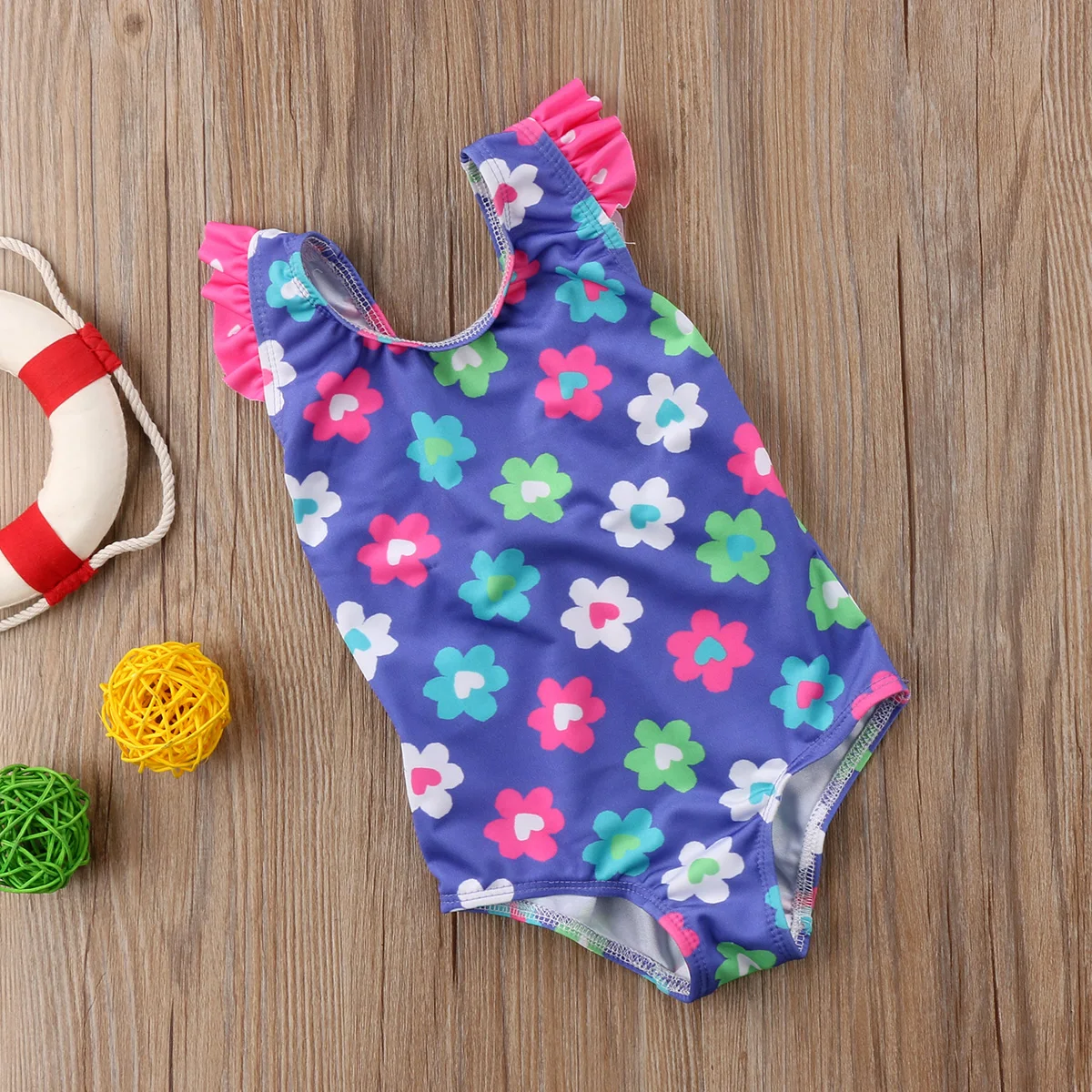 Милый купальник для новорожденных девочек купальный костюм принцессы с