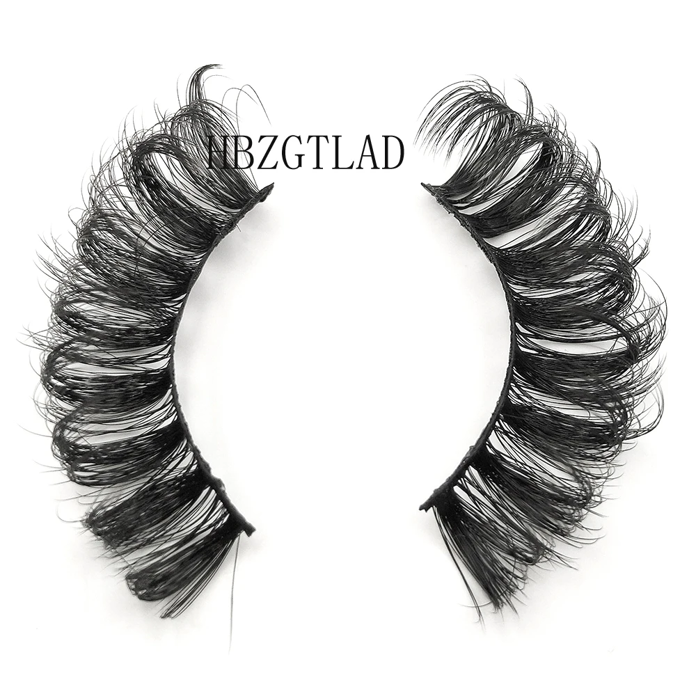 

NEW 1Pairs DD volume Mink Lashes Dramatic Fluffy 25mm Long Eyelashes Messy Reusable Cruelty Free Eye Lash