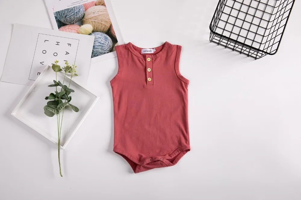 Трикотажные Комбинезоны для маленьких мальчиков и девочек хлопковые