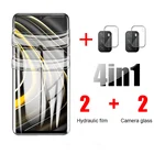 Гидрогелевая пленка Poco M3, Защитное стекло для экрана Xiaomi PocoM3, Pocophone Little M3 Nfc M2010J19CG 6,53 дюйма, Защитное стекло для объектива камеры
