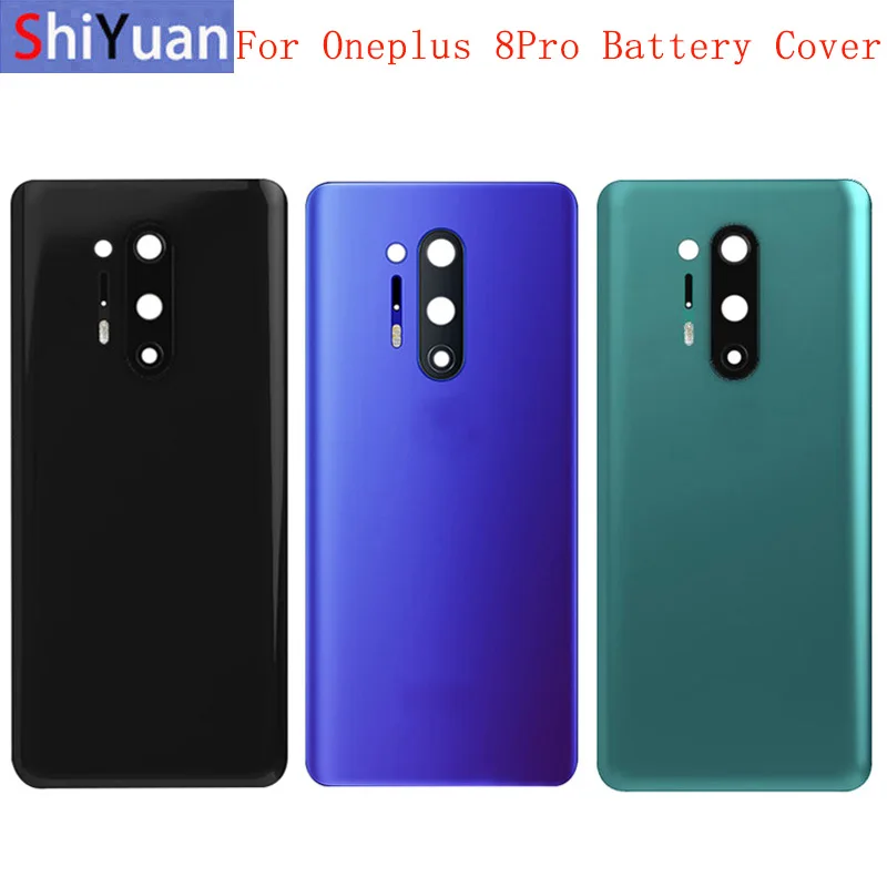 

Battery Case Cover Rear Door Housing Back Case For Oneplus 8Pro Battery Cover Camera Frame Lens with Logo