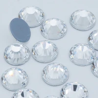 crystal hot fix rhinestones clear crystal strass hotfix rhinestone for clothes non hot fix nails stones and crystal fc057