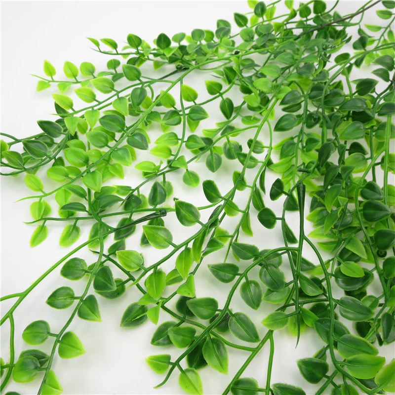 Искусственные зеленые искусственные растения висит листьев плюща редис морские