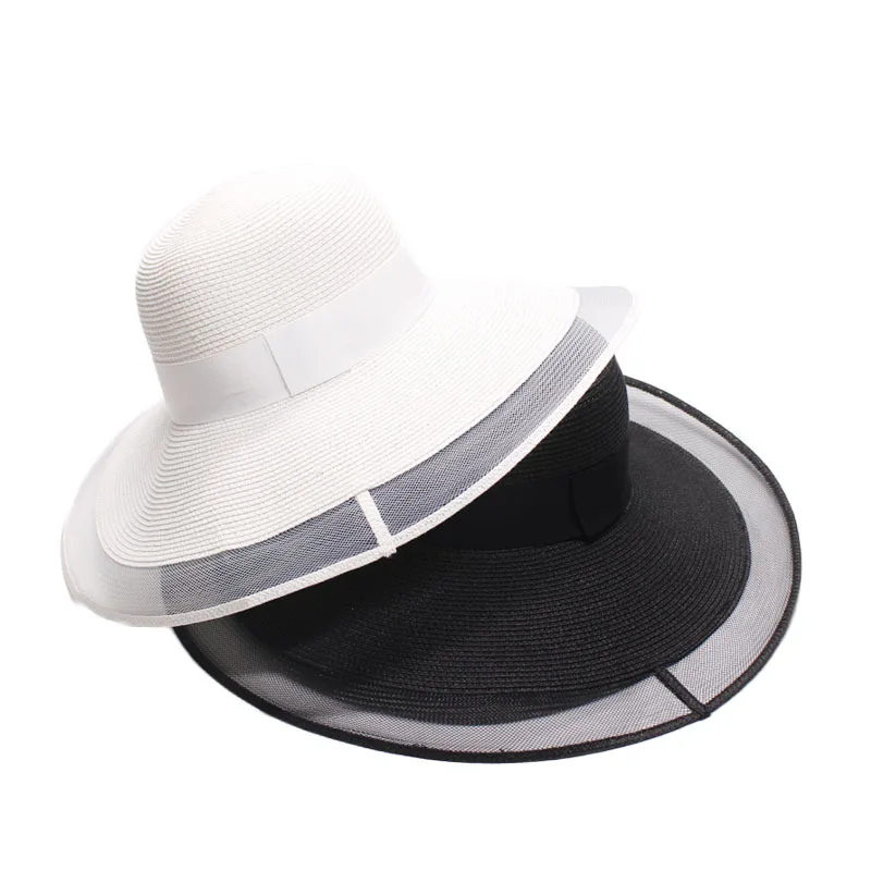 Брендовые летние пляжные шляпы от солнца с мягкой поверхностью для невесты